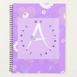 Agenda Lilac - Letra A Meadow