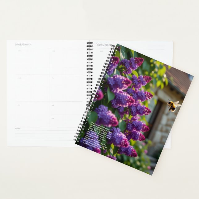 Agenda Lilac Symbolism Calendar (Exibição)