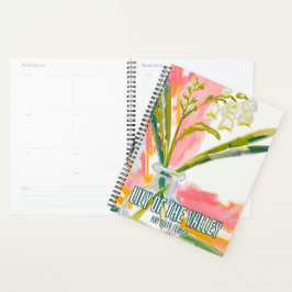 Agenda Lily Elegante do Vale do Mês do Nascimento
