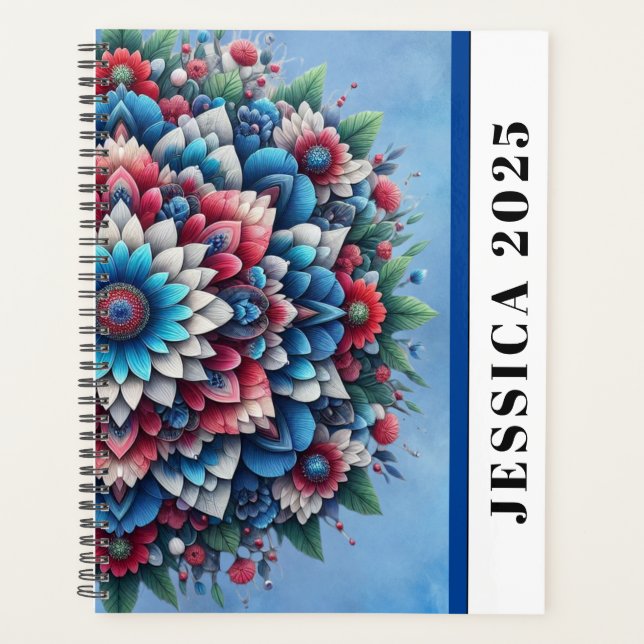 Agenda Linda Coloração Espiritual Chic Mandala Moderna (Frente)