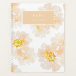 Agenda Linda melancia, peonista florescente<br><div class="desc">Linda coloração d'água,  coloração de peônia floresce em fundo branco</div>