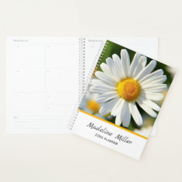Agenda Linda Shasta Daisy | Floral Personalizado
