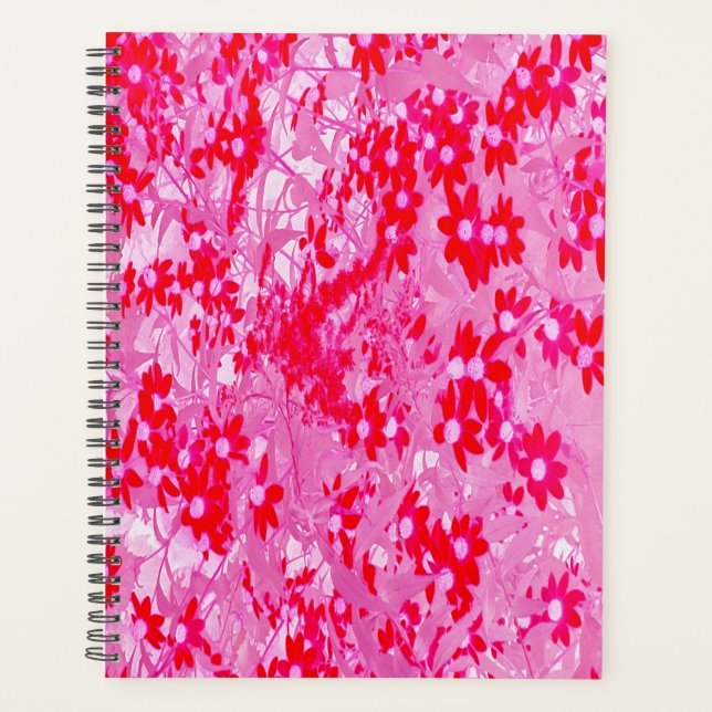Agenda Lindas Flores Vermelhas (Frente)
