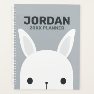 Agenda Lindo Coelho Bunny com Nome Personalizado