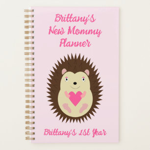 Agenda Lindo Ourico Menina Bebê Rosa Personalizado