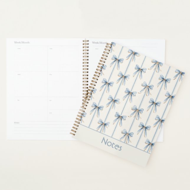 Agenda Lindos Arcos e Listras Azuis (Exibição)