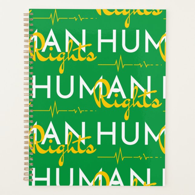 Agenda Linha de vida dos direitos humanos (Frente)