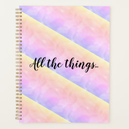 Agenda linhas arco-íris