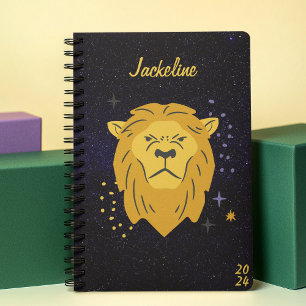 Agenda Lion Leo Zodiac l Galaxy Sky Star Personal