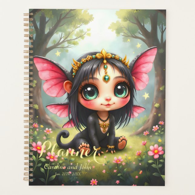 Agenda Liora – Guardiã de Estrelas Minúsculas.  (Frente)