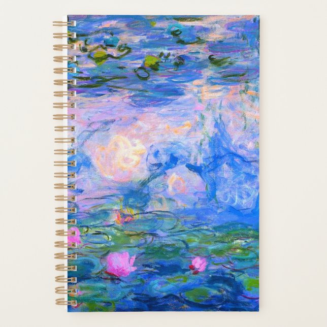 Agenda Lírios Claude Monet Restaurados (Frente)