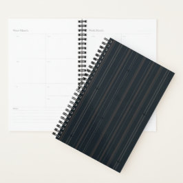 Agenda Listras do Jato em Azul Marinho Escuro