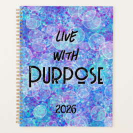 Agenda Live with Purpose Colorful and Bright Planner