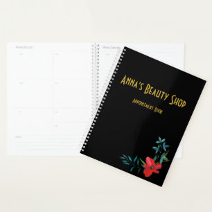Agenda Livro de Compromissos de Compro de Beleza Personal