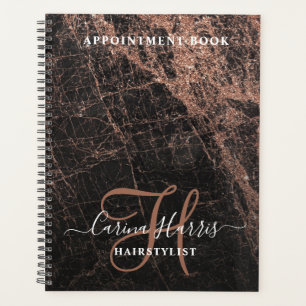 Agenda Livro de Compromissos de Hairstylist do Márble Do