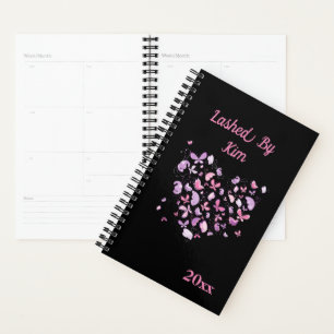 Agenda Livro de nomeações Borboleta Roxa Negra
