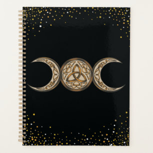 Agenda Livro de Sombras Lua Tripla Celta/Deusa Tripla