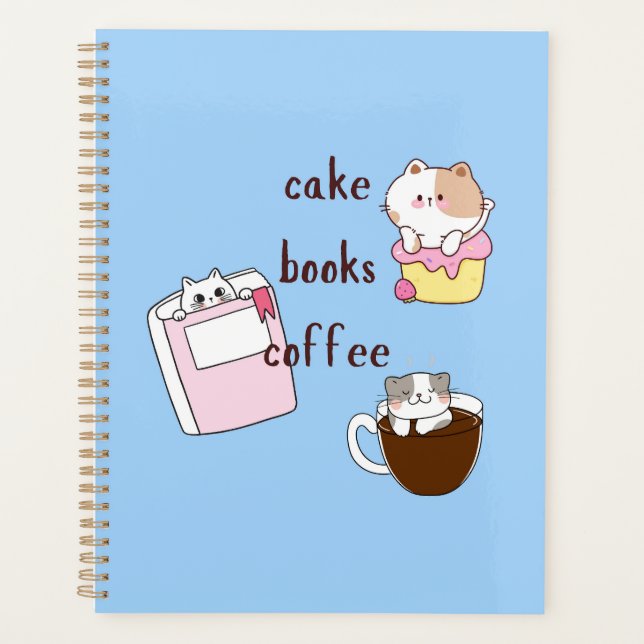 Agenda Livros Café Gatos (Frente)