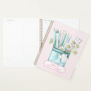 Agenda Livros Pastel Assunto Literatura