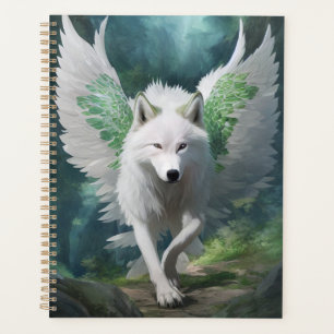 Agenda Lobo Branco com Asas