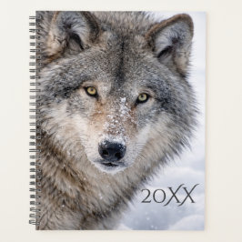 Agenda Lobo Cinzento Personalizado