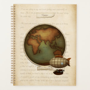 Agenda Log do Explorador do Atlas do Viajante Mundial Neo