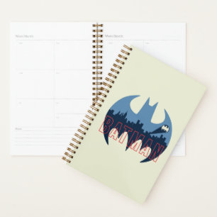 Agenda Logotipo Bat com Sinal Gotham & Bat