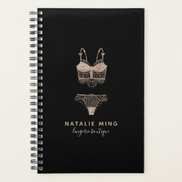 Agenda Logotipo Boutique da Lingerie de rendas