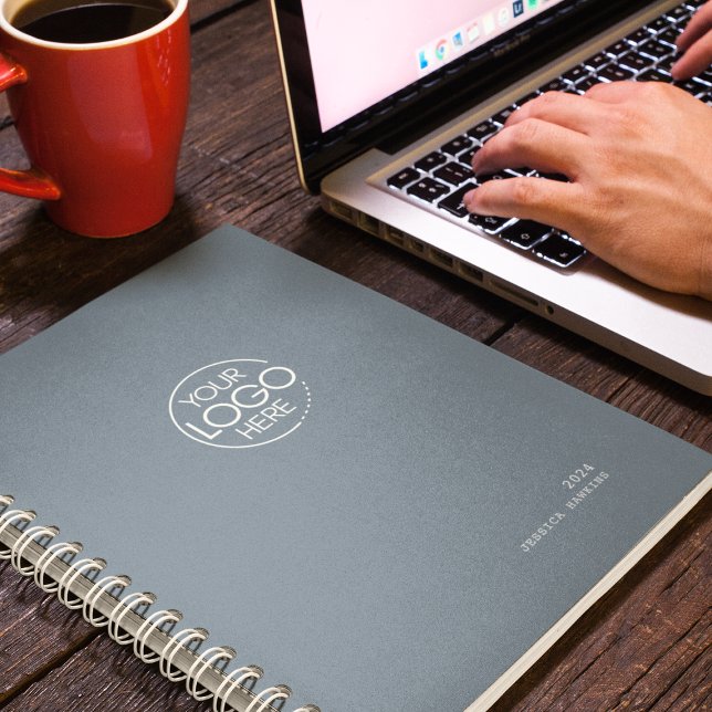 Agenda Logotipo Clássico Azul Moderno Semanalmente (Criador carregado)