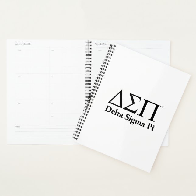 Agenda Logotipo Clássico Delta Sigma Pi (Exibição)
