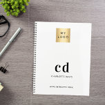 Agenda logotipo comercial das iniciais do monograma a cor<br><div class="desc">Cor de fundo transparente,  texto de trás. Adicione sua cor de marca. Personalize e adicione seu logotipo,  iniciais de monograma,  nome e um ano de título. Seu logotipo na frente e atrás. Espaço para o seu endereço no verso.</div>