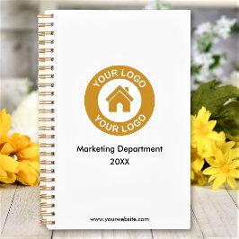 Agenda Logotipo De Empresa Personalizado Simples E Promoc