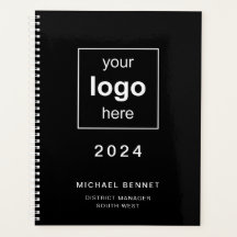 Logotipo de Negócios Preto Moderno 2024 