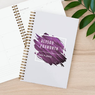 Agenda Logotipo de pintura de abstrato personalizado