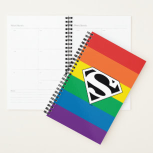 Agenda Logotipo do Super-Homem Rainbow