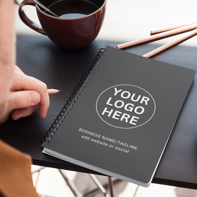 Agenda Logotipo Limpo para Empresas da Cinza (Criador carregado)