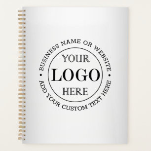 Agenda Logotipo personalizado em segundo plano da Cinza d