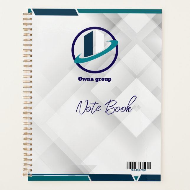 Agenda Logotipo & QR CODE fundo branco (Frente)