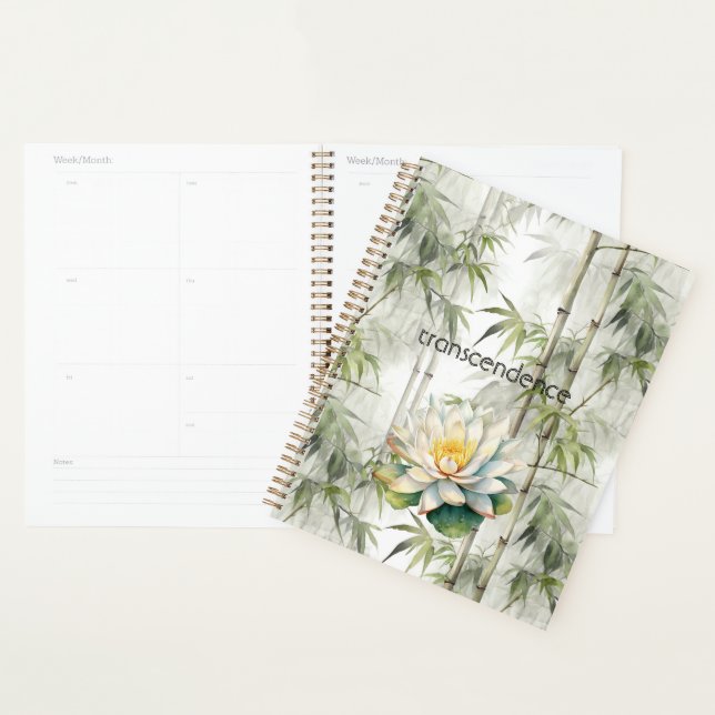Agenda Lótus de Bambu Serenidade Budismo Transcendência (Exibição)