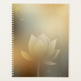 Agenda Lotus Flower Hardcover Daily Planner