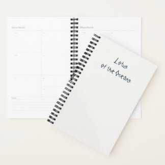 Agenda Lotus of the Oceans Planner
