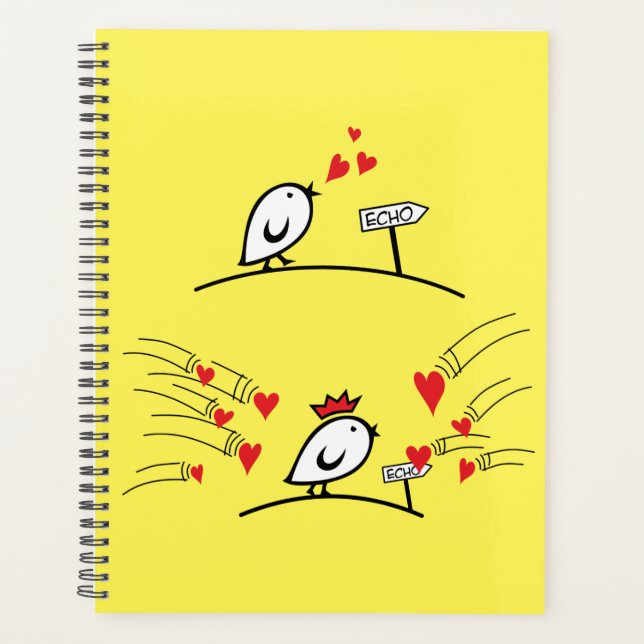 Agenda LOVE ECHO - Comic Birds Tweetlercools 1 (Frente)