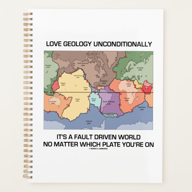 Agenda Love Geology Incondicionalmente Fortalece Mundo (Frente)