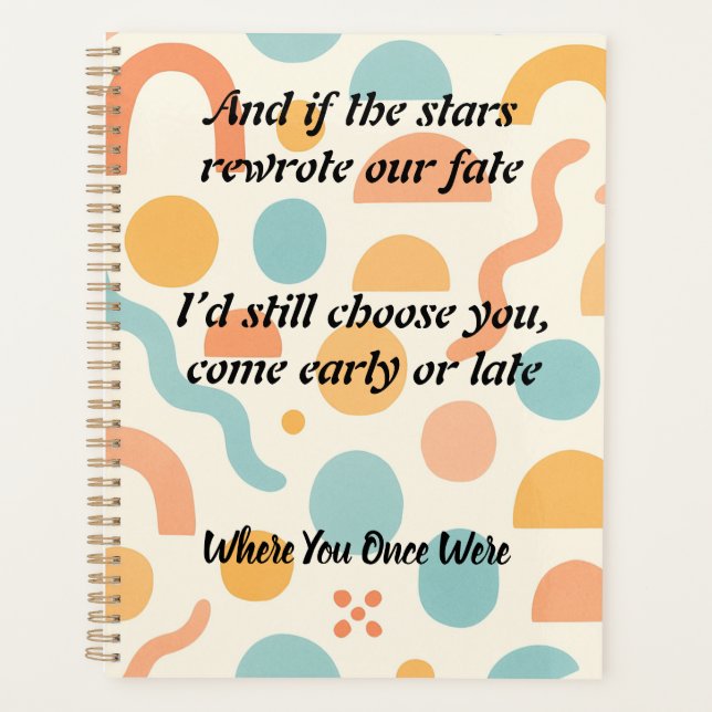 Agenda Love Rewritten by the Stars, Chosen Always (Frente)