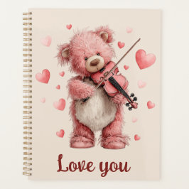 Agenda Love You Teddy with Violin