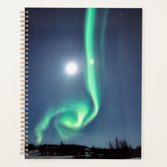 Agenda Lua Cheia Com Aurora | Yellowknife Canadá (Frente)