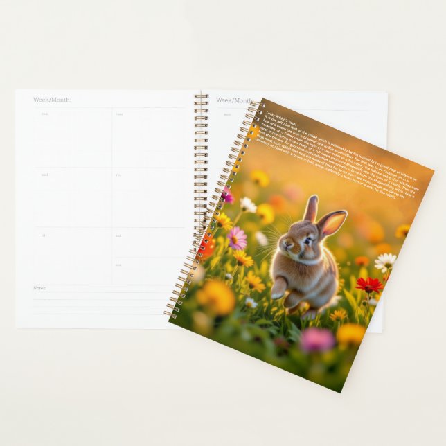 Agenda Lucky Rabbit Foot Calendar (Exibição)