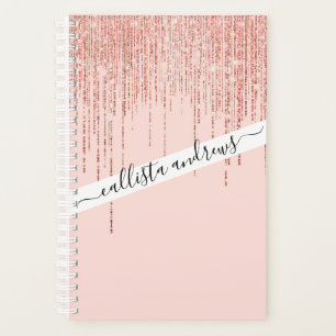 Agenda Lúpulo Rosa Rosa Rosa Dourada Frente Brilhante Bri