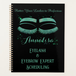 Agenda Lúxo Aquarela Eyelash & Brow Beauty,Mint Green
