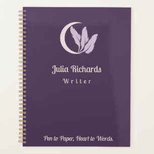 Agenda Macarão Roxo do Escritor